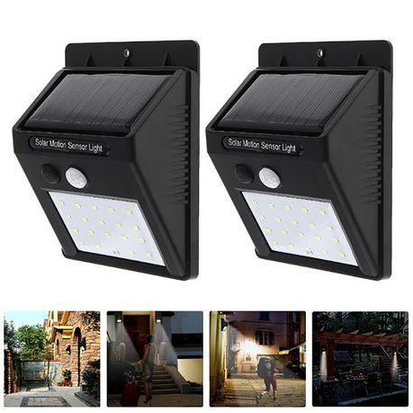 Solar Security Lights (2 Pack) | Loadshedding & Break-In Protection