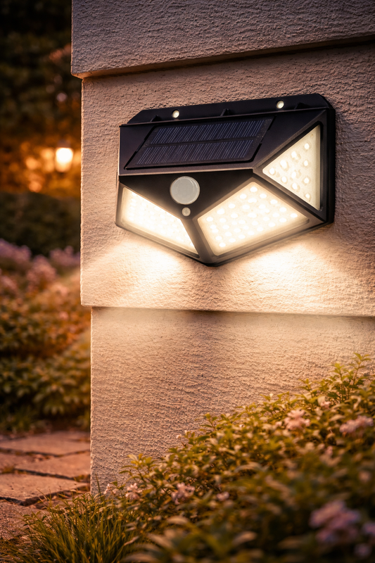Solar Motion Sensor Security Light – Wide Angle Body Sensor