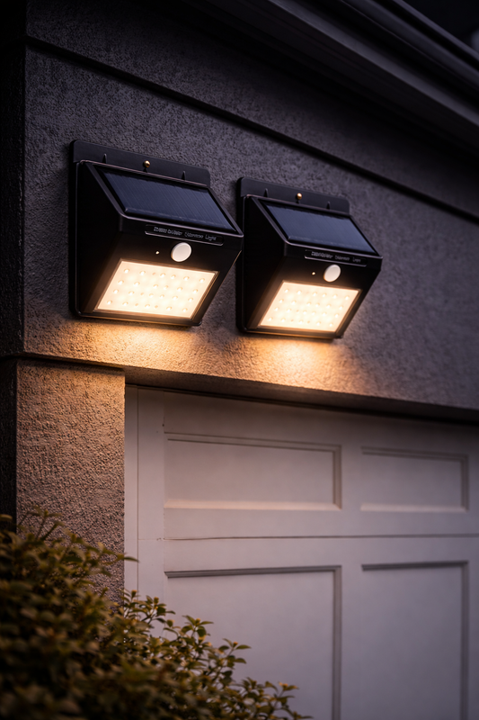 Solar Security Lights (2 Pack) | Loadshedding & Break-In Protection