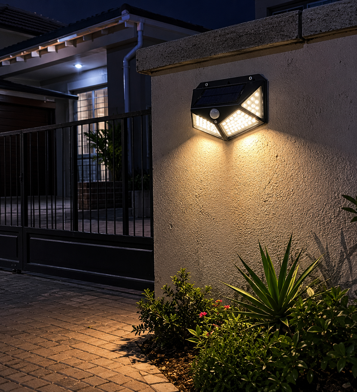 Solar Motion Sensor Security Light – Wide Angle Body Sensor