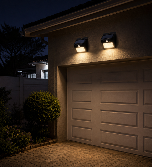 Solar Security Lights (2 Pack) | Loadshedding & Break-In Protection